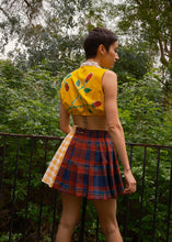 Load image into Gallery viewer, LONG STEM ROSE YELLOW DIRNDL BLOUSE