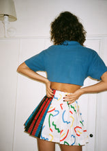 Load image into Gallery viewer, PRIMARY + PLAID WRAP SKIRT