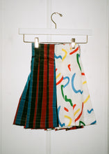 Load image into Gallery viewer, PRIMARY + PLAID WRAP SKIRT