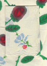Load image into Gallery viewer, ROSE NEEDLEPOINT NAPKIN SET
