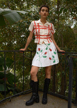 Load image into Gallery viewer, LONG STEM ROSE TENNIS SKIRT
