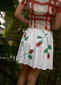 LONG STEM ROSE TENNIS SKIRT