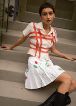Load image into Gallery viewer, LONG STEM ROSE TENNIS SKIRT
