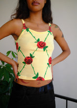 Load image into Gallery viewer, LATTICE ROSE TANK
