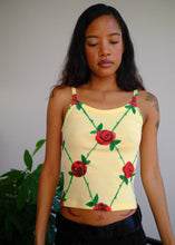 Load image into Gallery viewer, LATTICE ROSE TANK
