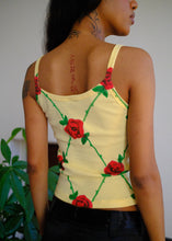 Load image into Gallery viewer, LATTICE ROSE TANK
