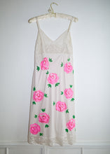 Load image into Gallery viewer, PINK ROSE SLIP DRESS
