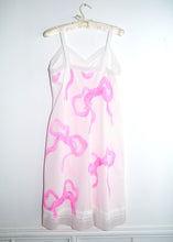 Load image into Gallery viewer, PINK BOW SLIP DRESS
