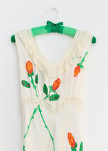 Load image into Gallery viewer, ORANGE ROSE VINTAGE DRESS
