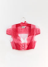 Load image into Gallery viewer, RED GINGHAM DIRNDL BLOUSE
