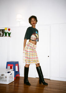 PRIMARY PLAID SLIP SKIRT #3