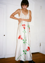 Load image into Gallery viewer, RED LONG STEM ROSE SLIP DRESS
