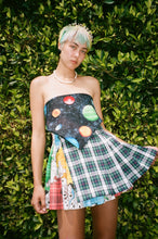 Load image into Gallery viewer, 101 + SOLAR SYSTEM + PLAID WRAP SKIRT
