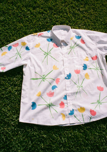 PRIMARY FLORAL BUTTON DOWN SHIRT