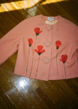 Load image into Gallery viewer, VINTAGE ORANGE POPPY BLOUSE
