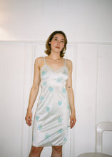 Load image into Gallery viewer, BLUE DITSY FLORAL SLIP DRESS
