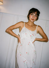 Load image into Gallery viewer, DITSY RED ROSE SLIP DRESS
