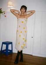 Load image into Gallery viewer, YELLOW FLORAL SLIP DRESS
