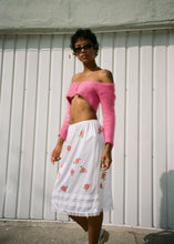 Load image into Gallery viewer, DITSY MAGENTA SLIP SKIRT
