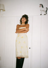 Load image into Gallery viewer, YELLOW ROSE SLIP SKIRT
