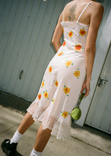 Load image into Gallery viewer, YELLOW + PINK SLIP DRESS
