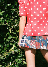 Load image into Gallery viewer, CHERRY + DALMATIAN #1 WRAP SKIRT
