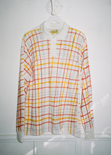 Load image into Gallery viewer, L/S PLAID POLO SHIRT
