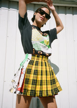 Load image into Gallery viewer, 101 + YELLOW + RED PLAID WRAP SKIRT
