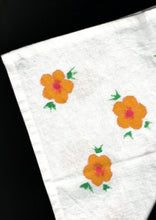 Load image into Gallery viewer, YELLOW FLORAL NAPKIN SET OF 4
