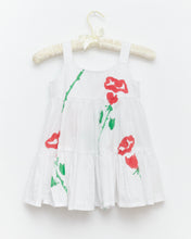 Load image into Gallery viewer, RED ROSE KIDS DRESS
